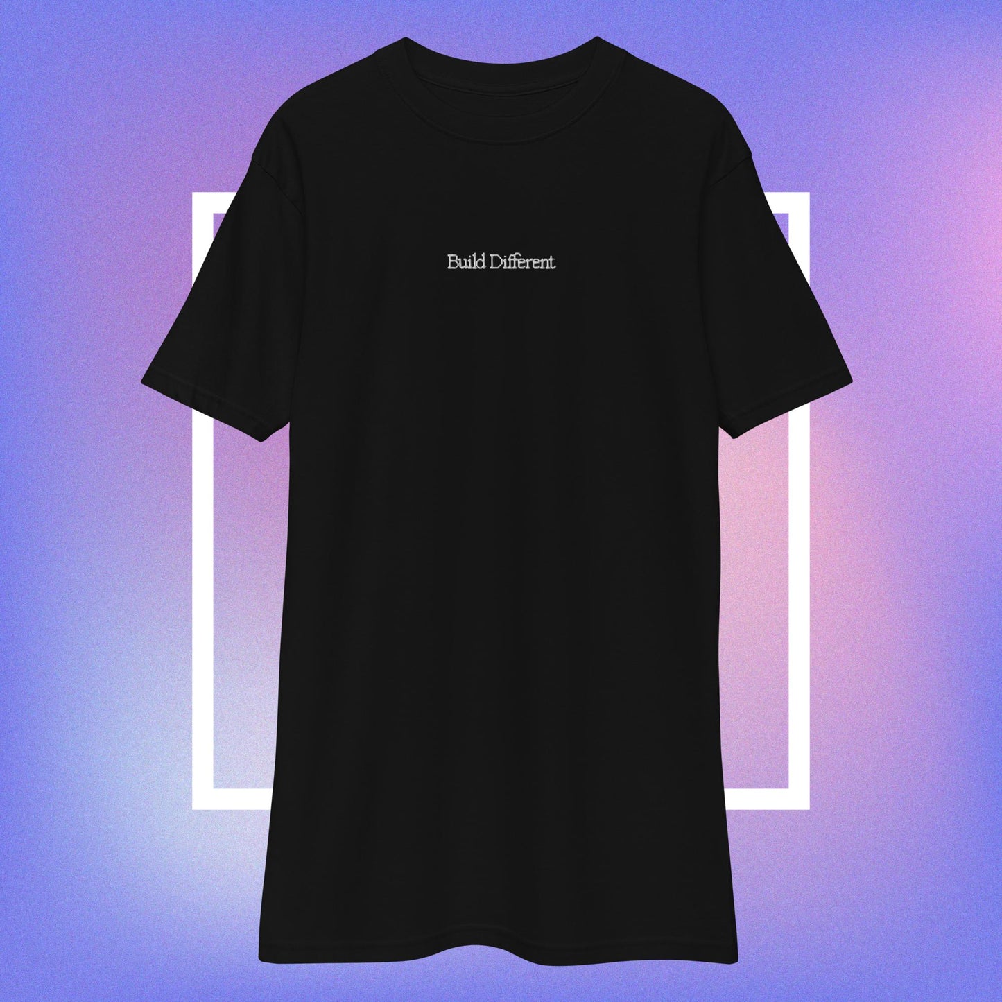 BUILD DIFFERENT - Men’s premium heavyweight tee