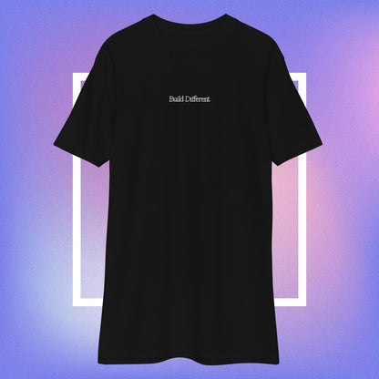 BUILD DIFFERENT - Men’s premium heavyweight tee